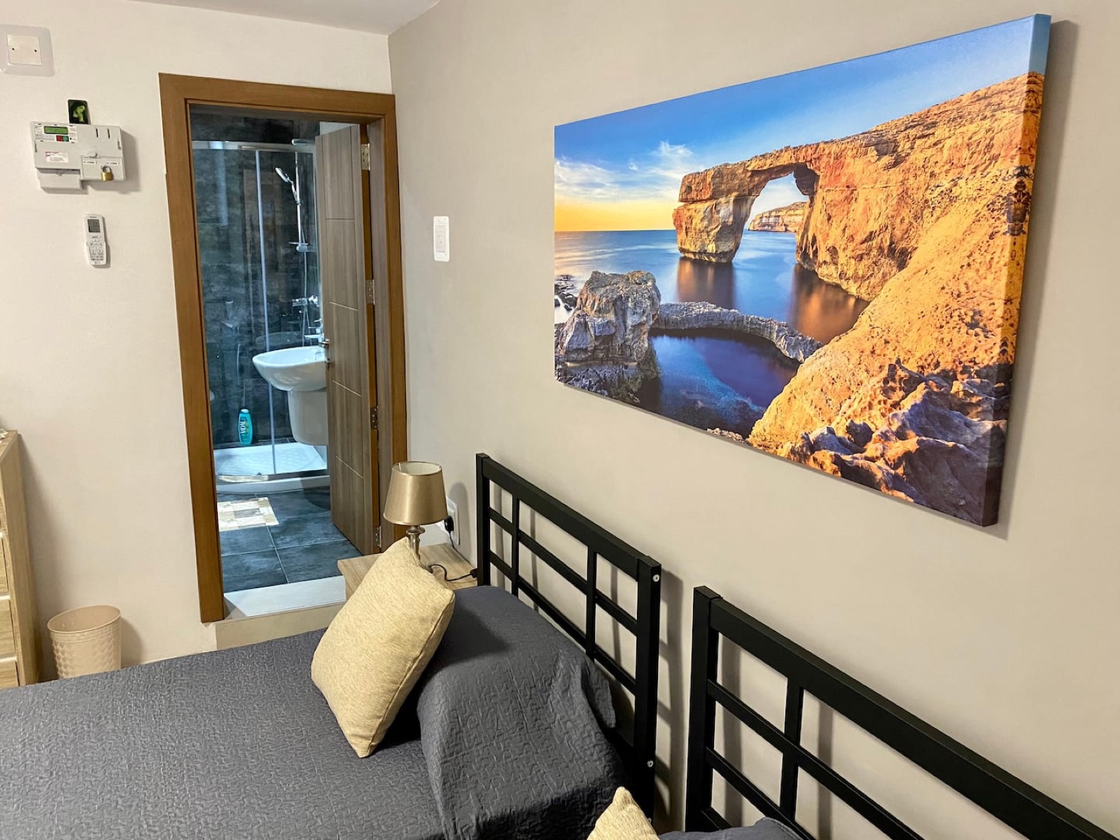 Third bedroom with full ensuite bathroom and air conditioning