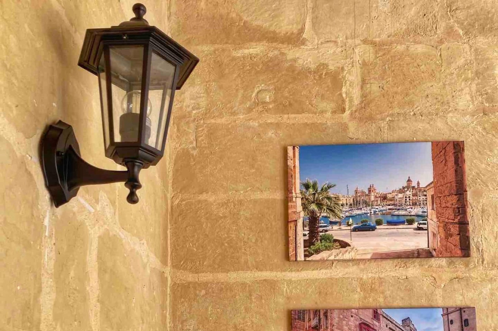 Exterior of the historic townhouse in Senglea